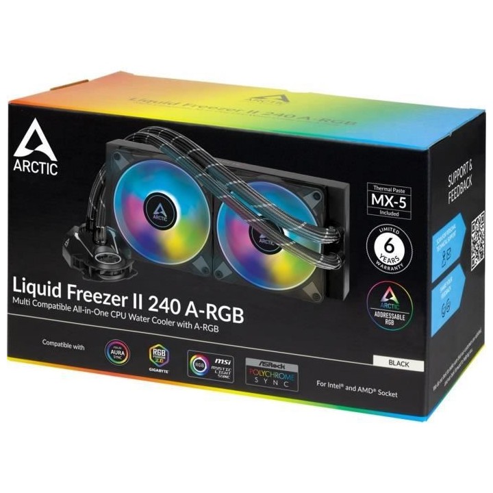 Watercooling AIO CPU - ARCTIC - Liquid Freezer II 240 ARGB - Kit de wa