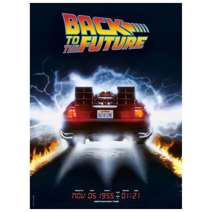 Clementoni - Cult Movies - Puzzle 500 pieces - Retour vers le futur