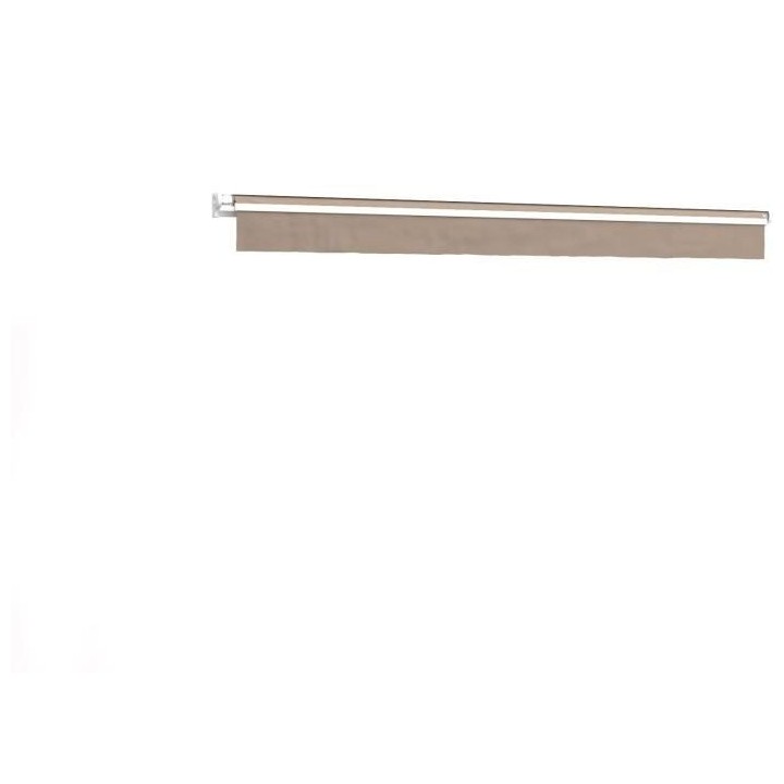 Store banne motorisé semi coffre 3,90 x 3m en aluminium, structure bl