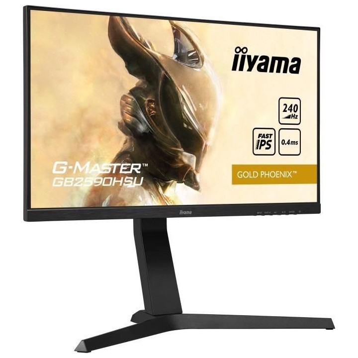 Ecran PC Gamer - IIYAMA G-Master Gold Phenix GB2590HSU-B1 - 24.5 FHD -