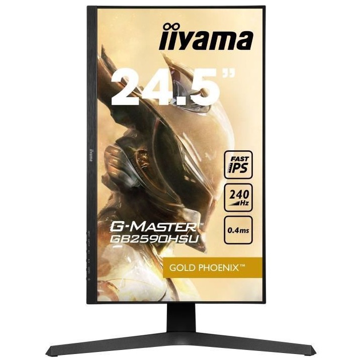 Ecran PC Gamer - IIYAMA G-Master Gold Phenix GB2590HSU-B1 - 24.5 FHD -