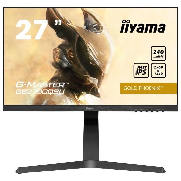 Ecran PC Gamer - IIYAMA G-Master Gold Phenix GB2790QSU-B1 - 27 WQHD -