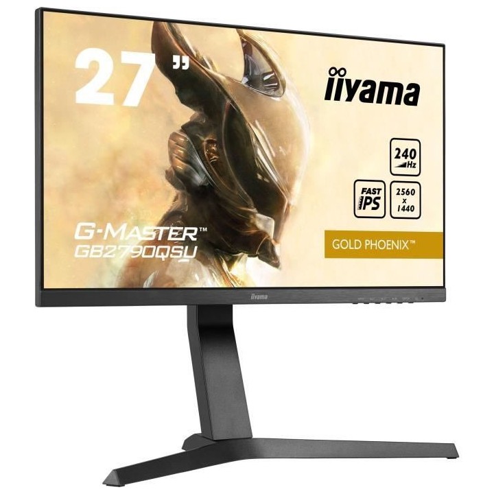 Ecran PC Gamer - IIYAMA G-Master Gold Phenix GB2790QSU-B1 - 27 WQHD -