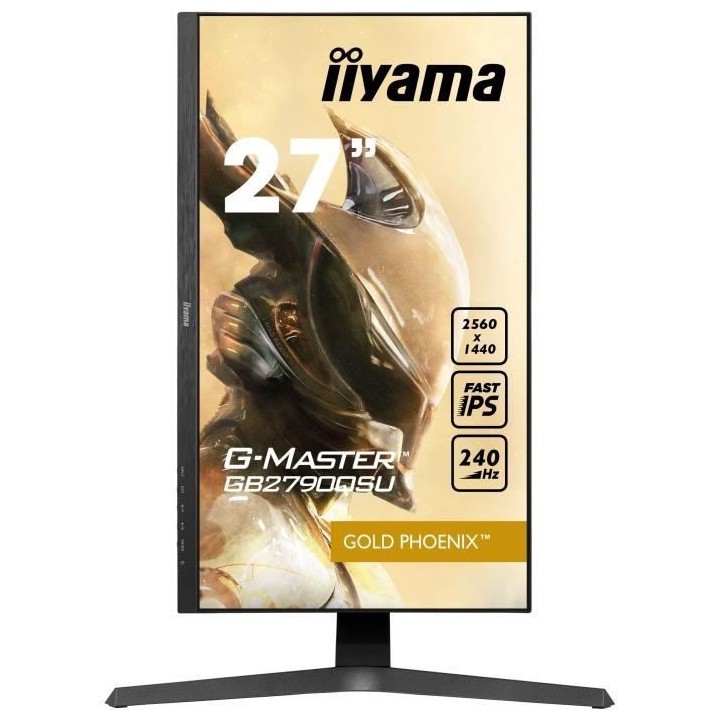 Ecran PC Gamer - IIYAMA G-Master Gold Phenix GB2790QSU-B1 - 27 WQHD -
