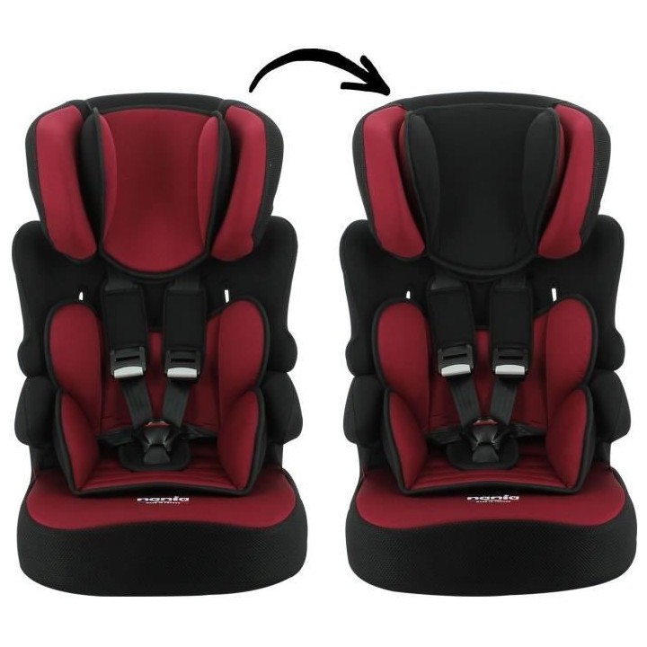 Siege auto NANIA BELINE Groupe 1/2/3 (9-36Kg) - Tetiere réglable en h