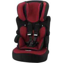 Siege auto NANIA BELINE Groupe 1/2/3 (9-36Kg) - Tetiere réglable en hauteur - Access rouge - Fabriqué en France