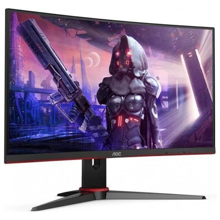 Ecran PC Gamer incurvé - AOC C24G2AE/BK - 23,6 FHD - Dalle VA - 1ms -