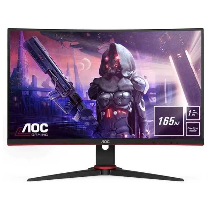 Ecran PC Gamer incurvé - AOC C24G2AE/BK - 23,6 FHD - Dalle VA - 1ms -