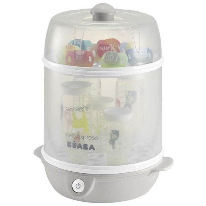 Béaba Biberonnerie Stéril'Express Evolutif Stérilisateur Vapeur Gri