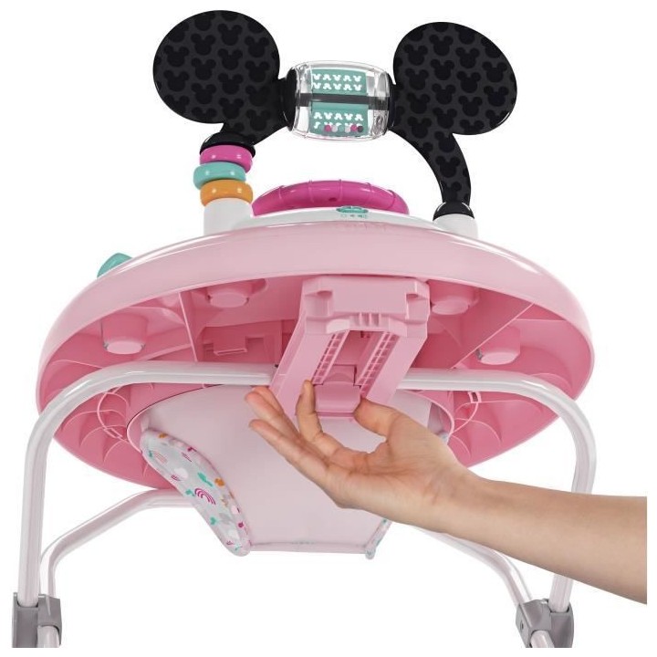 BRIGHT STARTS Trotteur bébé Disney baby Minnie - Lumineux et Musical