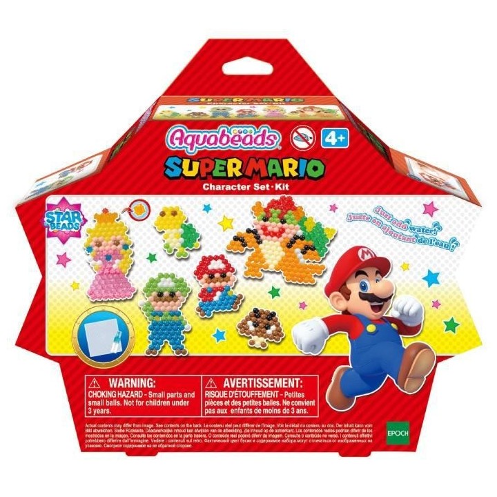 Le kit Super Mario - AQUABEADS - 31946 - Perles qui collent avec de l'