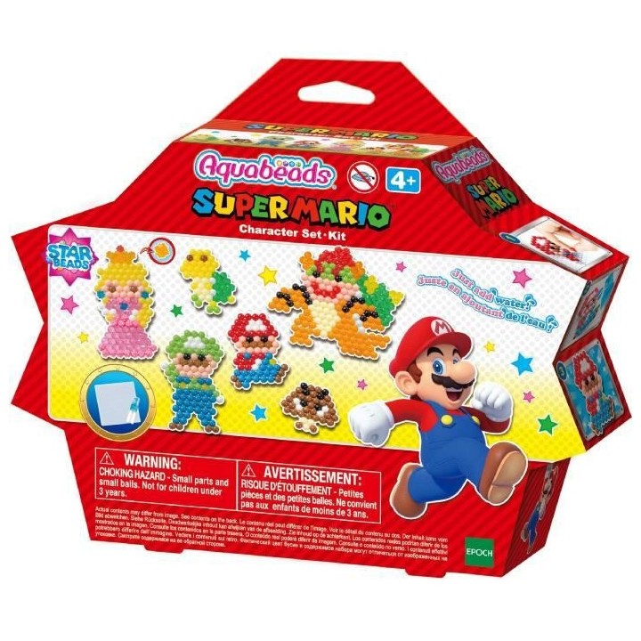 Le kit Super Mario - AQUABEADS - 31946 - Perles qui collent avec de l'