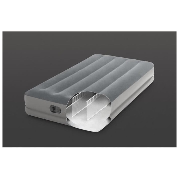 Matelas gonflable prestige - INTEX - 64112 - Mid Rise Flex Pump - Elec