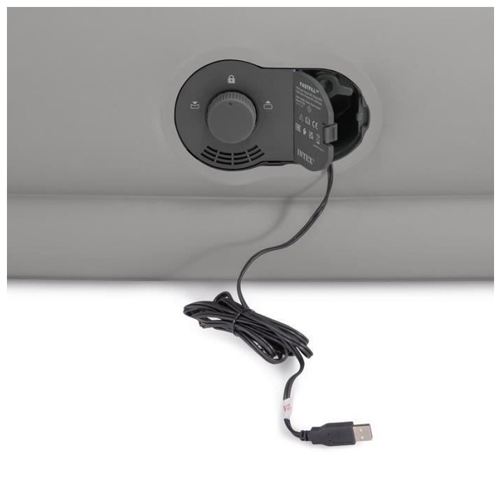 Matelas gonflable prestige - INTEX - 64114 - Mid Rise Flex Pump - Elec