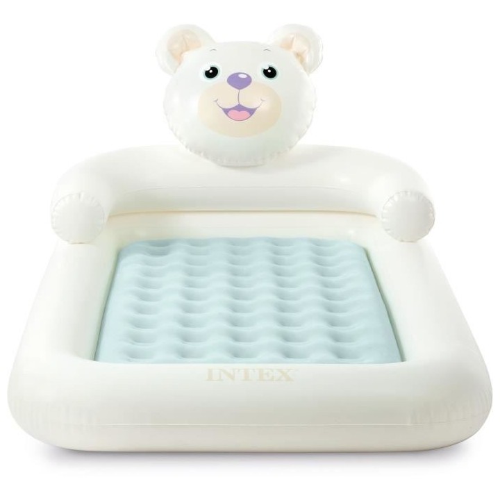 Lit gonflable enfant - INTEX - 66814NP - Modele Ourson avec gonfleur i