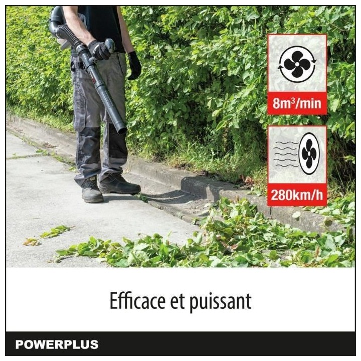 Souffleur de Feuilles Thermique Powerplus POWEG9020 - Souffleur a Esse