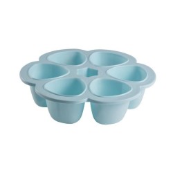 BEABA,Multiportions Silicone de qualité premium,Résistance thermique,6 alvéoles indépendantes,Fabriqué en Italie, 6x150 ml