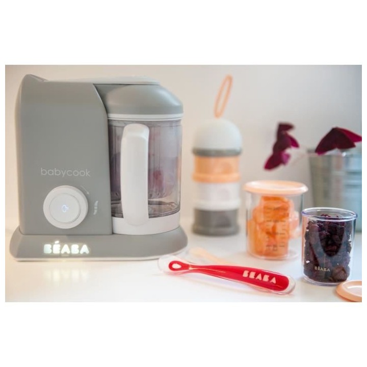 Béaba Babycook Solo Robot Cuiseur-Mixeur Gris
