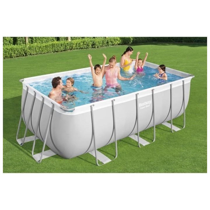 Kit Piscine hors sol tubulaire BESTWAY - Power Steel™ - 412 x 201 x
