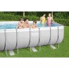 Kit Piscine hors sol tubulaire BESTWAY - Power Steel™ - 412 x 201 x 122 cm - Rectangulaire (Filtre a sable, échelle, diffuseu