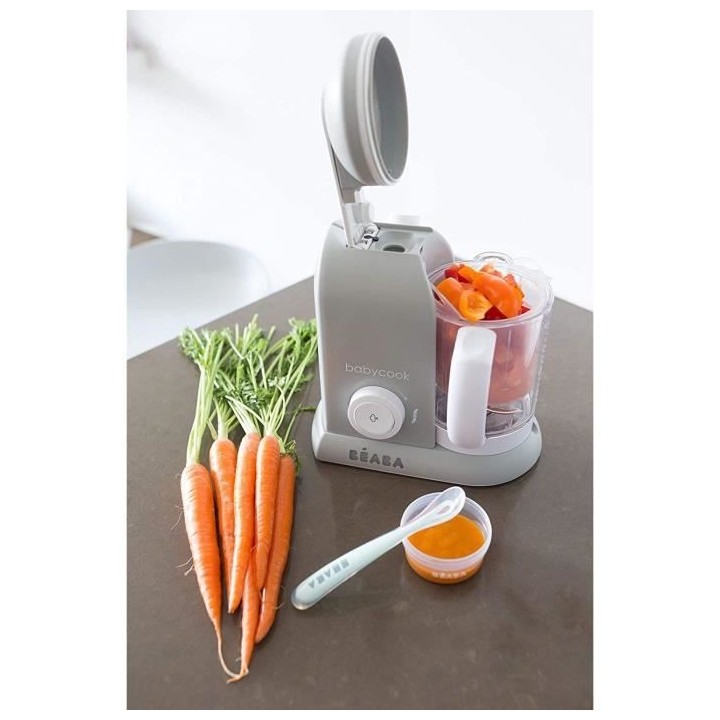 Béaba Babycook Solo Robot Cuiseur-Mixeur Gris