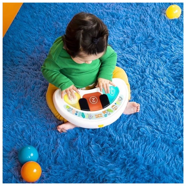 BRIGHT STARTS Trotteur Tiny Trek 2 en 1, modele Jungle Vines, jouet d'