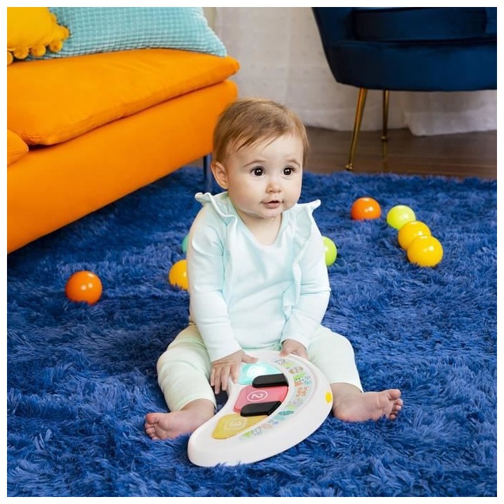 BRIGHT STARTS Trotteur Tiny Trek 2 en 1, modele Jungle Vines, jouet d'