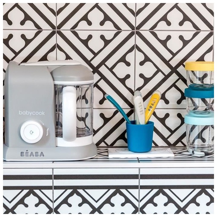 Béaba Babycook Solo Robot Cuiseur-Mixeur Gris