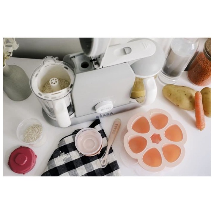 BEABA, Babycook Duo, Robot bébé 4 en 1, Cuiseur, Mixeur, Contenance