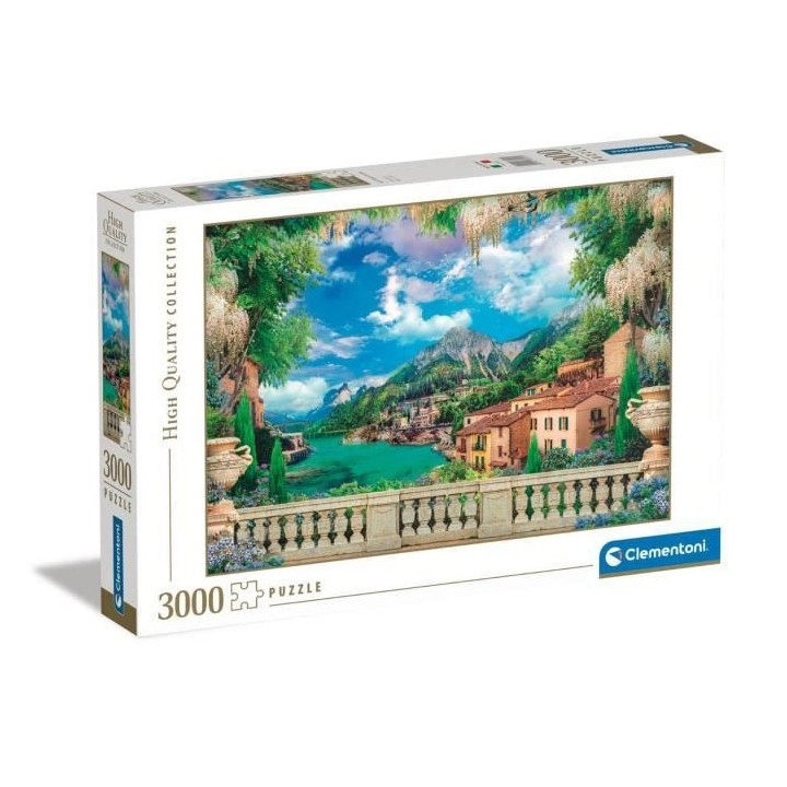 Clementoni - Puzzle 3000 pieces - Lush Terrace on Lake