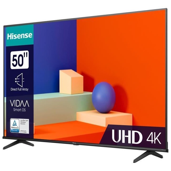 TV LED HISENSE 50A6K - 55'' (127 CM) - UHD 4K - DOLBY VISION - DTS VIR