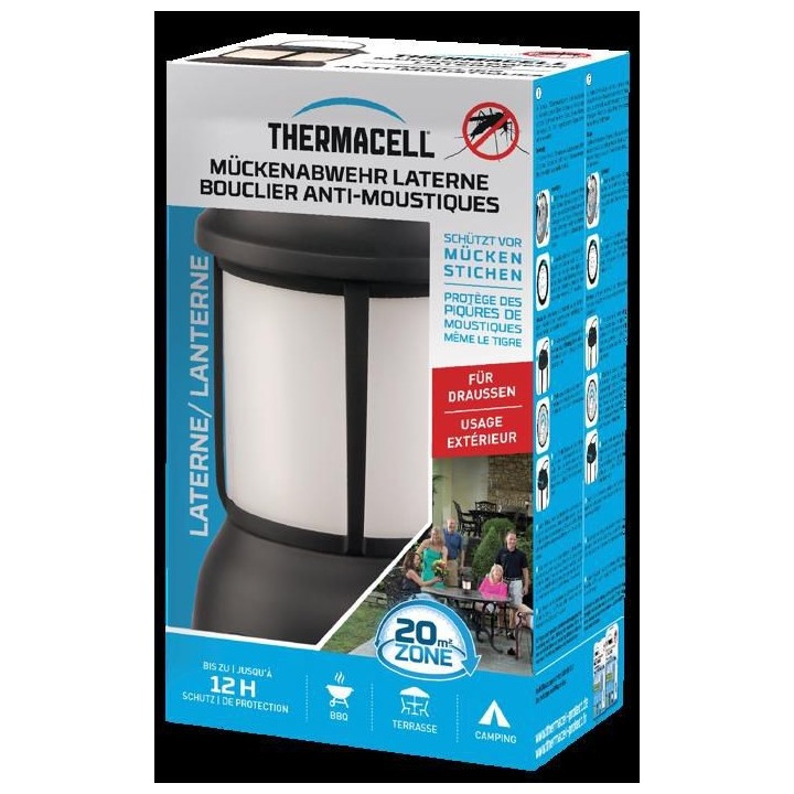 Appareil Anti-Moustiques & Moustiques Tigre sans fil - Lanterne Noire