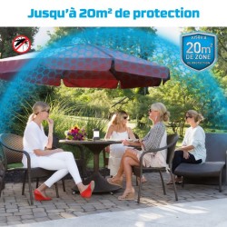 Appareil Anti-Moustiques & Moustiques Tigre sans fil - Lanterne Noire -20m² de Protection