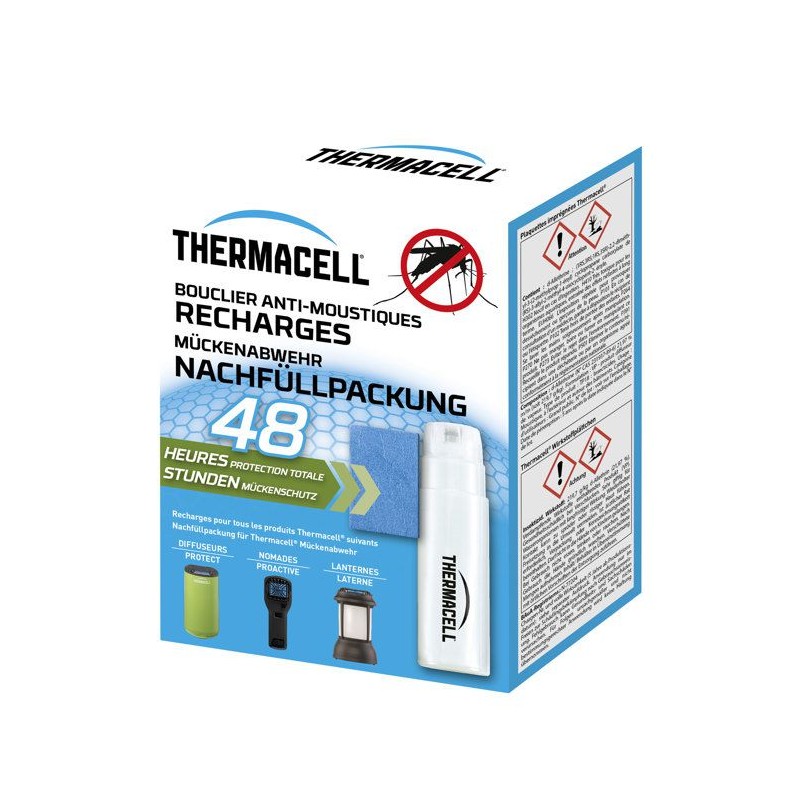 THERMACELL THRECHARG48N - 1 Recharge de 48heures - Anti Moustiques & Moustiques Tigre