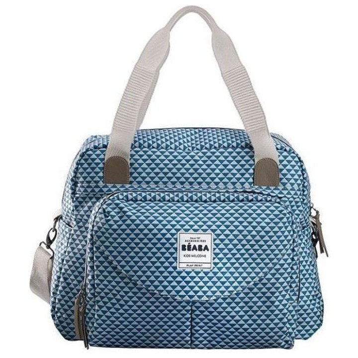 Béaba Les Sorties Sac a Langer Geneve II Play Print Bleu