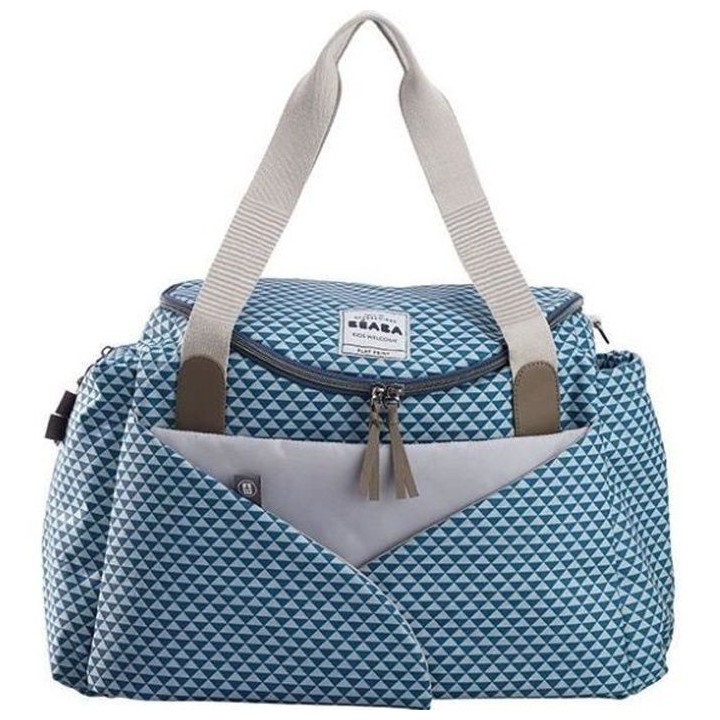 BEABA Sac a langer Sydney II, Modulable, Grande contenance, Rangements