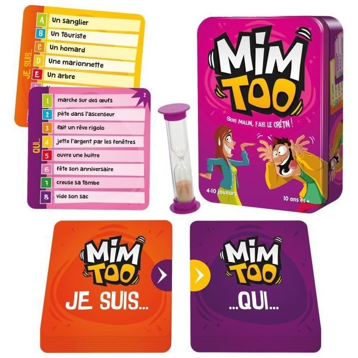 Mimtoo|Asmodee - Jeu de cartes et d'imagination - a partir de 6 ans