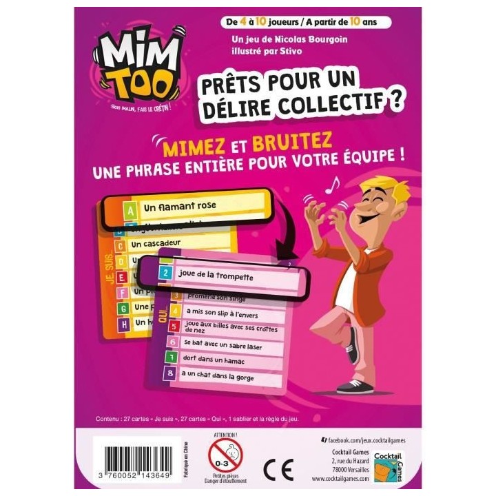 Mimtoo|Asmodee - Jeu de cartes et d'imagination - a partir de 6 ans