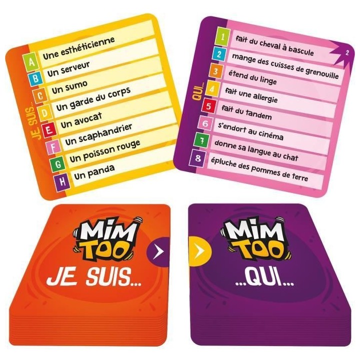 Mimtoo|Asmodee - Jeu de cartes et d'imagination - a partir de 6 ans
