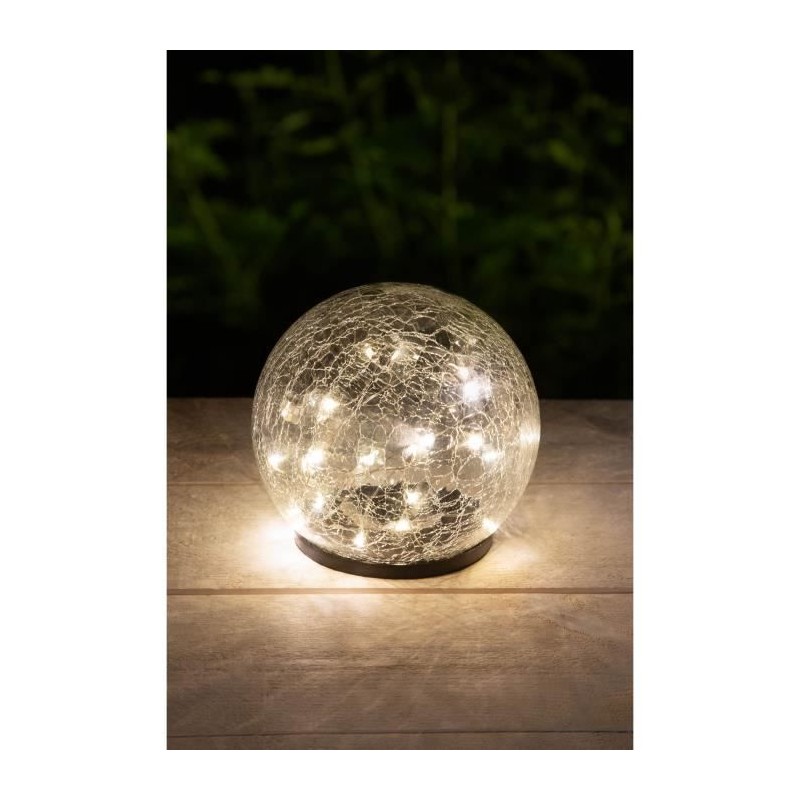 GALIX Sphere solaire - Effet verre brisé - Ø 15cm