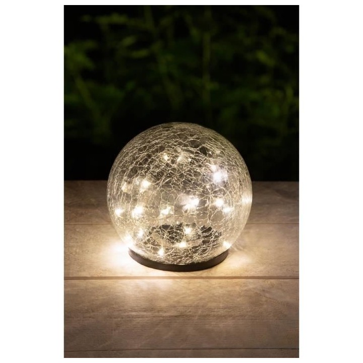 GALIX Sphere solaire - Effet verre brisé - Ø 15cm