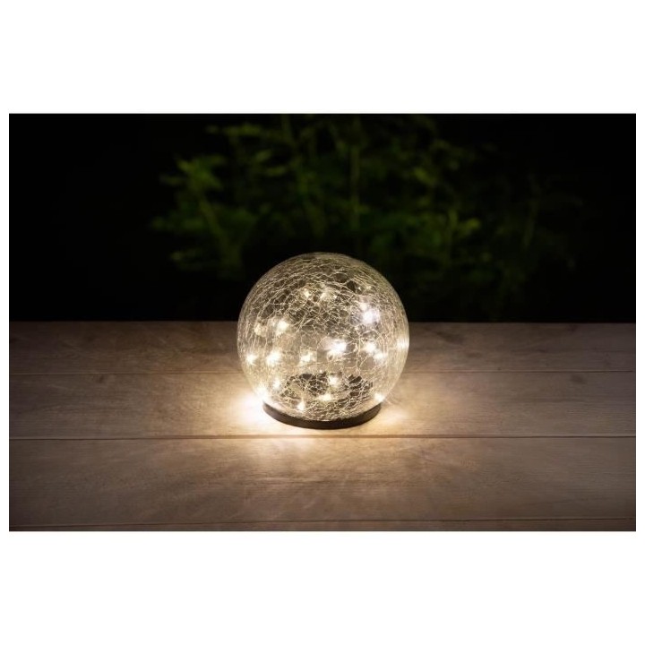 GALIX Sphere solaire - Effet verre brisé - Ø 15cm