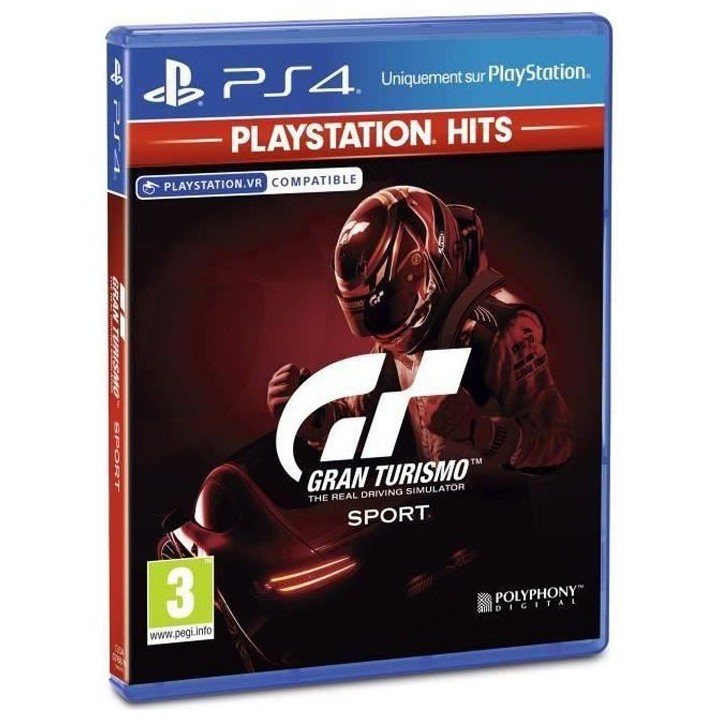 Gran Turismo Sport PlayStation Hits Jeu PS4/PSVR