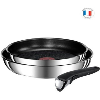 TEFAL L9409002 Ingenio Préférence Lot de 2 poeles 22/26 cm, Inductio