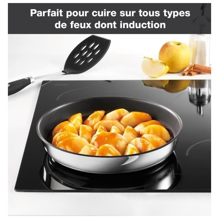 TEFAL L9409002 Ingenio Préférence Lot de 2 poeles 22/26 cm, Inductio