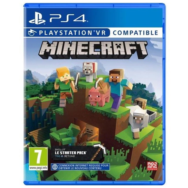 Minecraft Starter Édition Refresh - Jeu PS4