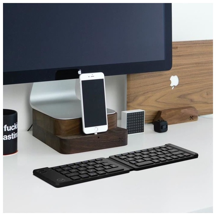 Clavier bluetooth pliable - MOBILITY - Noir - Azerty