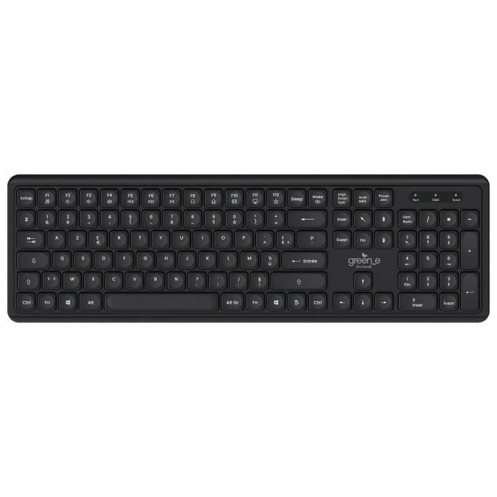 Clavier filaire écologique - MOBILITY - USB-A - Noir