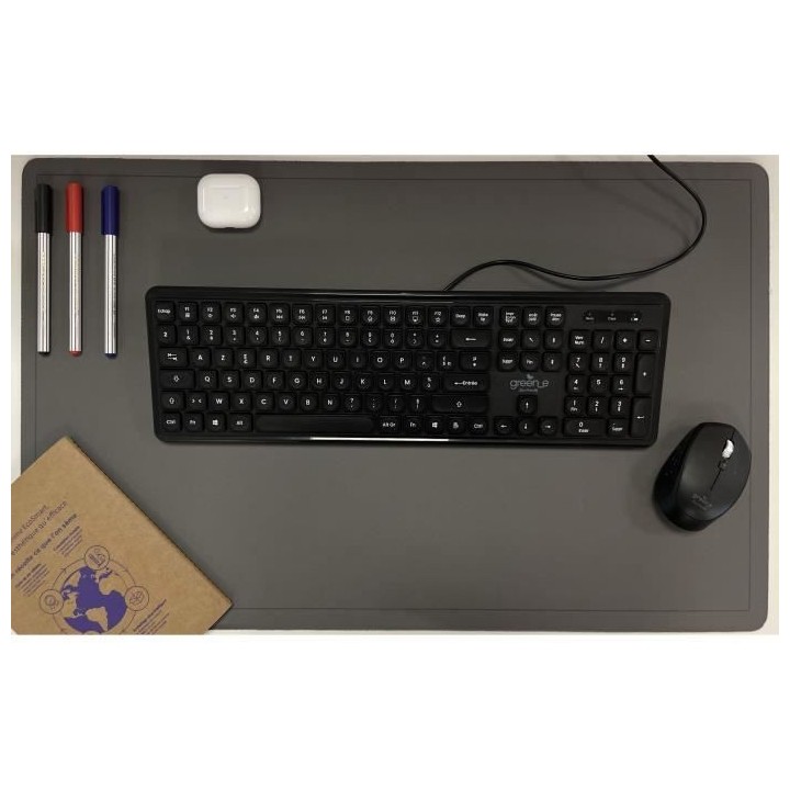 Clavier filaire écologique - MOBILITY - USB-A - Noir