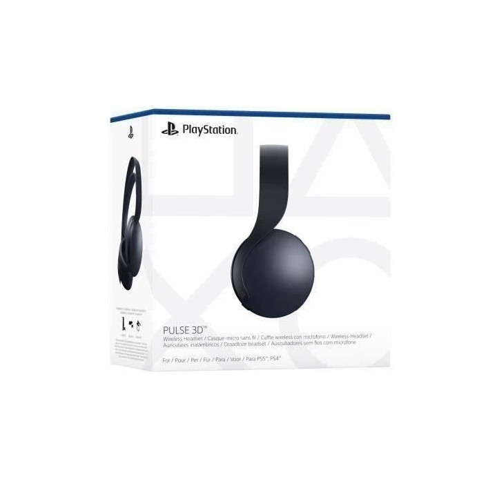 Casque-Micro Sans-Fil PULSE 3D Noir / Midnight Black pour PS5 - PlaySt
